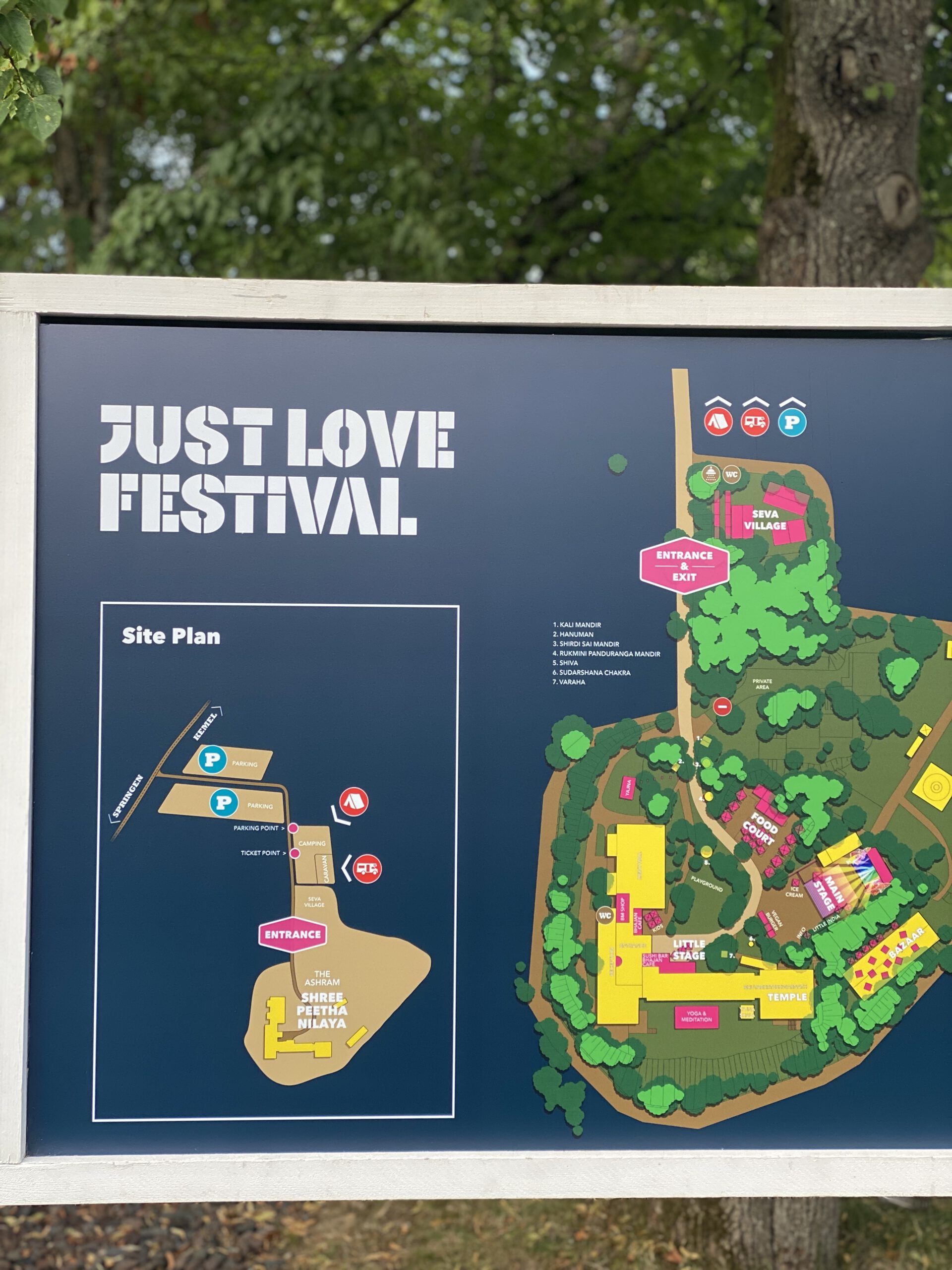 Just Love Festival - Lageplan